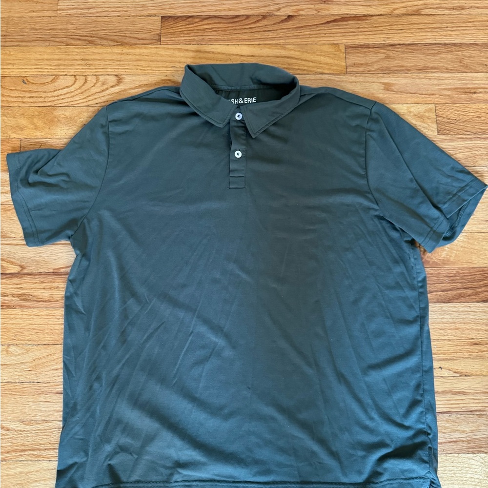 Ash & Erie Tech Polo - Dark Green - XL